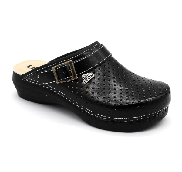 PU101 Leon Comfort Saboti piele naturala - dama